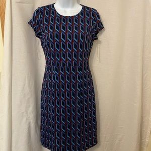 NWT INC Lucid Squares Sheath Dress size PP